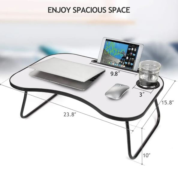 Laptop Stand for Bed ,Portable Lap Desk,23.8"*15.8"*10"